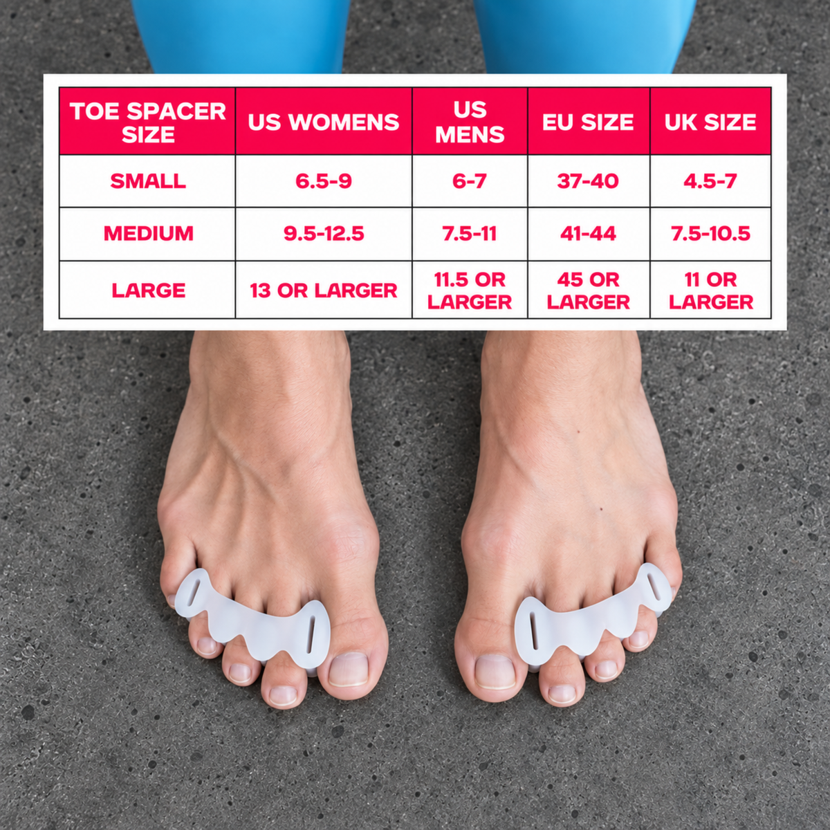 TOE SPREADERS